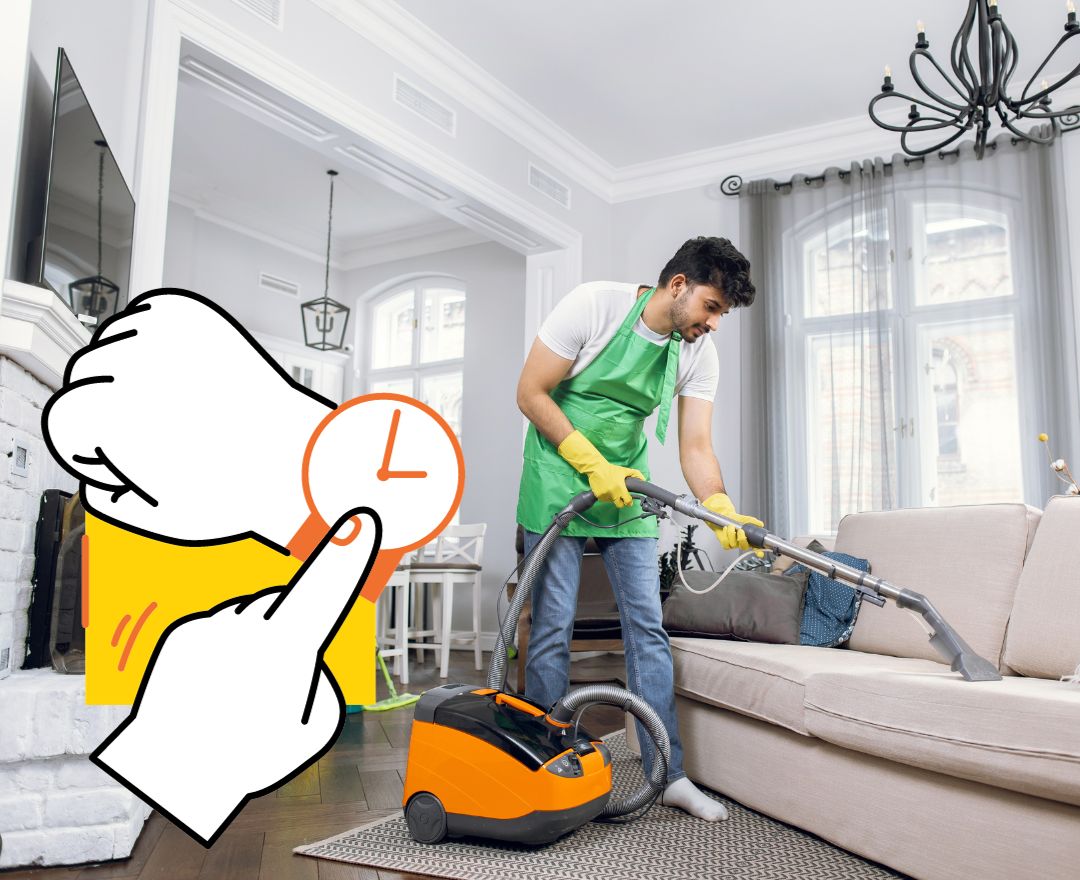 How long should cleaning tasks take?